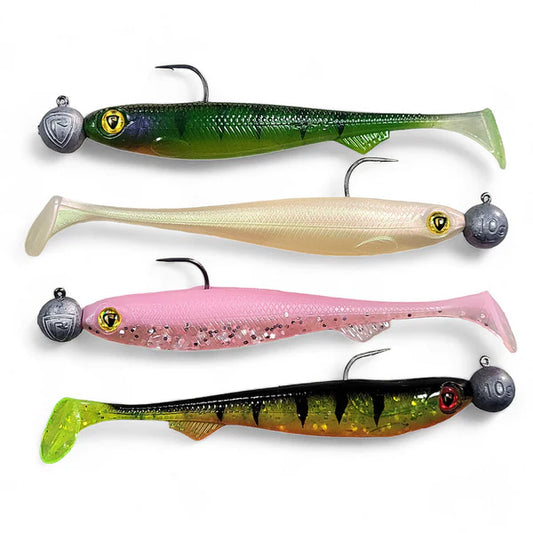 Fox Rage Ultra UV Slick Shad Loaded Lure Pack 7cm 1/0